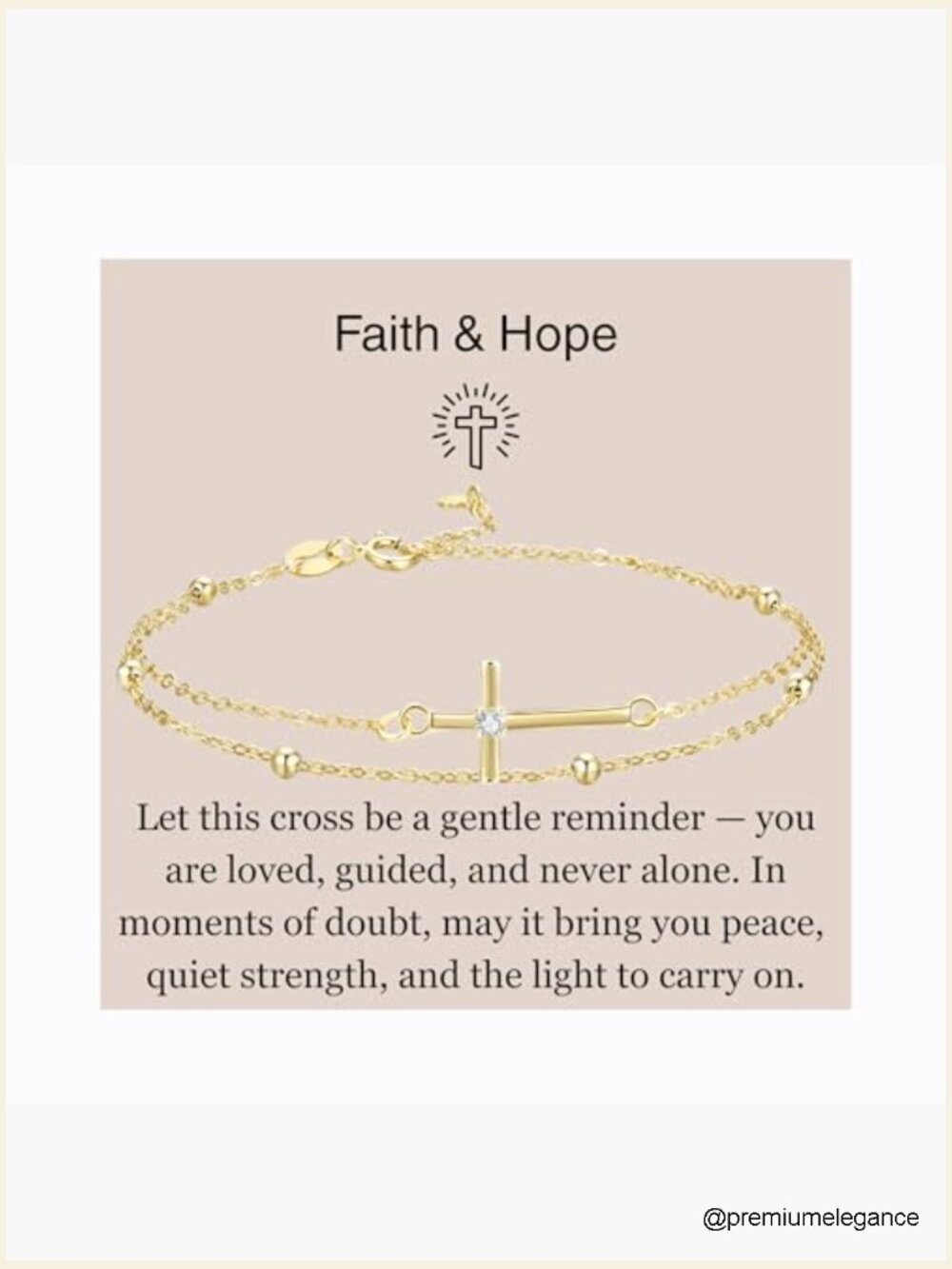 Sterling Silver Cross Charm Bracelet Dainty Link Chain Confirmation Gift - Picture 2 of 7